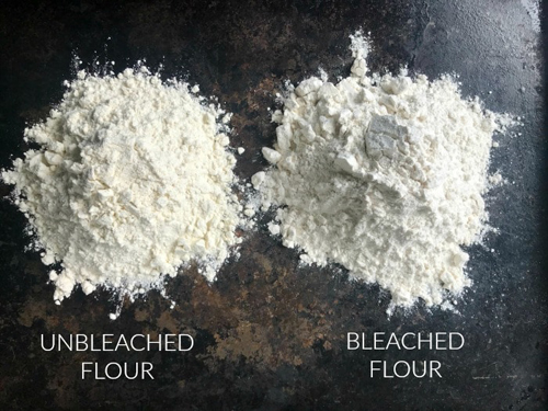 bleached and unbleached flour