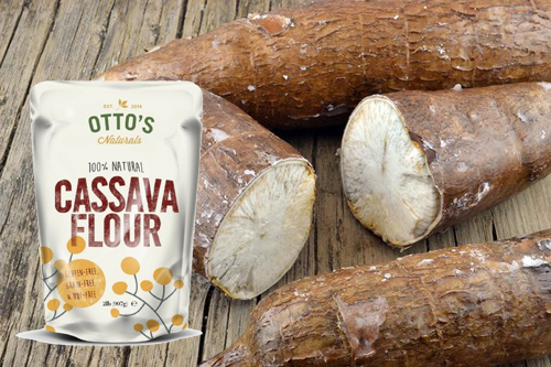 cassava root and cassava flour