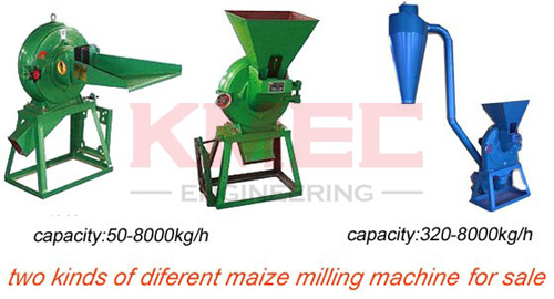 maize miling machienry